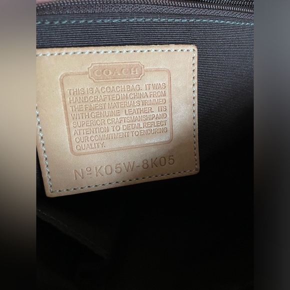 VTG COACH HAMPTON SATCHEL BAG  Tan and Brown. - Picture 8 of 9